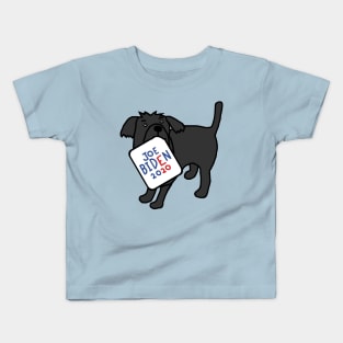 Cute Dog with Joe Biden 2020 Sign Kids T-Shirt